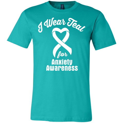 I Wear Teal! Anxiety Awareness T-shirt