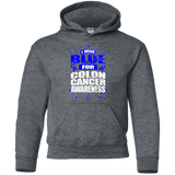 I Wear Blue for Colon Cancer Awareness! KIDS Hoodie