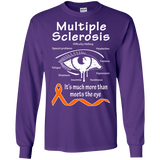 More than meets the Eye! MS Awareness Long Sleeve T-Shirt - The Awareness Store