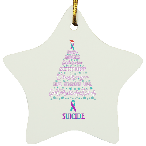 Suicide Awareness Star Decoration - The Awareness Store