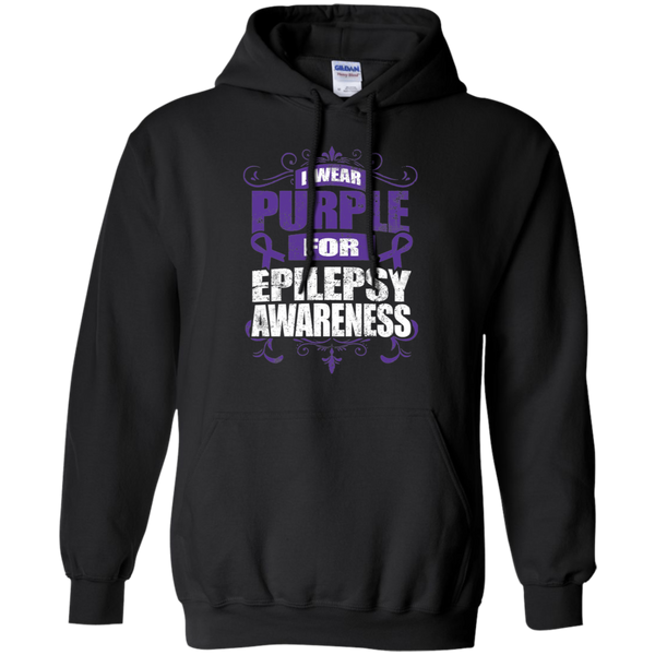 I Wear Purple for Epilepsy Awareness! Hoodie
