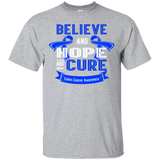 Believe & Hope for a Cure Colon Cancer T-Shirt