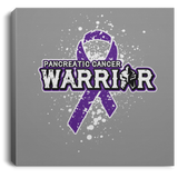 Warrior! Pancreatic Cancer Awareness Canvas