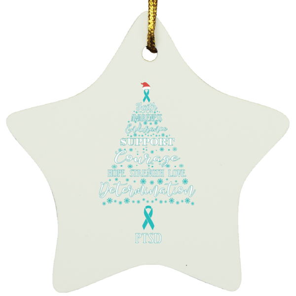PTSD Awareness Star Decoration - The Awareness Store