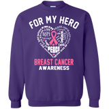 For My Hero! Breast Cancer Awareness Long Sleeve