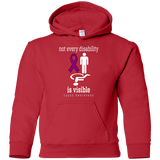 Not every disability is visible! Lupus Awareness KIDS Hoodie