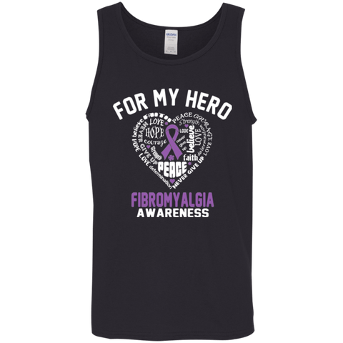 For My Hero...Fibromyalgia Awareness Tank Top - The Awareness Store