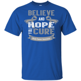 Believe and hope for a cure! Brain Cancer Awareness Kids Collection