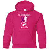 Not every disability is visible! Cystic Fibrosis Awareness KIDS Hoodie