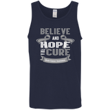 Believe & Hope for a cure! Brain Cancer Awareness Tank Top