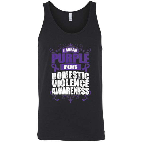 I Wear Purple for Domestic Violence Awareness! Tank Top