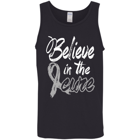 Believe in the cure! Brain Cancer Awareness Tank Top - The Awareness Store