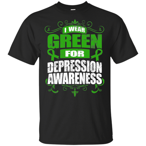 I Wear Green for Depression Awareness! T-shirt