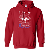 More than meets the Eye! Epilepsy Awareness Hoodie