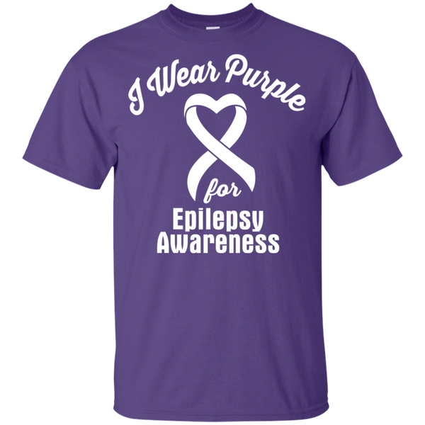 I Wear Purple for Epilepsy… KIDS T-Shirt