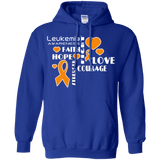 Faith Hope Love...Leukemia Awareness Hoodie