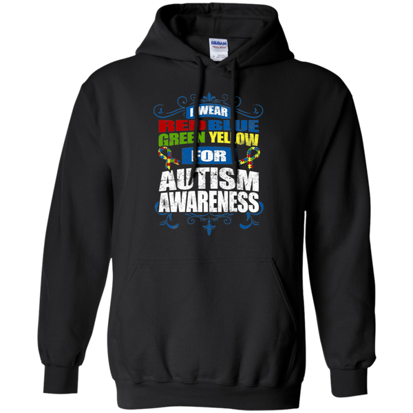 I Wear Colours for Autism Awareness! Hoodie