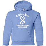 I Wear Blue! Prostate Cancer Awareness KIDS Hoodie