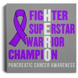 Hero! Pancreatic Cancer Awareness Canvas