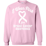 I Wear Pink For Breast Cancer Long Sleeve T-Shirt