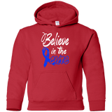 Believe in the cure Colon Cancer Awareness Kids Hoodie