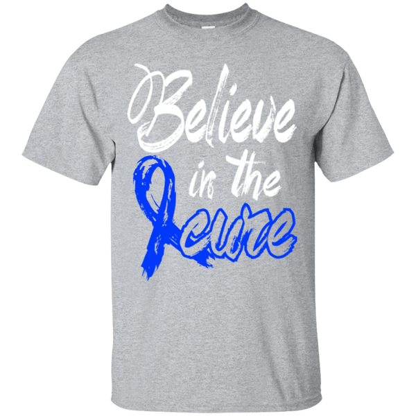 Believe in the cure Colon Cancer Awareness T-Shirt