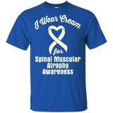 I Wear Cream! Spinal Muscular Atrophy Awareness T-shirt