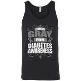 I Wear Gray for Diabetes Awareness! Tank Top