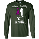 Not every disability is visible! Fibromyalgia Awareness Long Sleeve T-Shirt