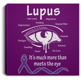 More than meets the eye! Lupus Awareness Canvas