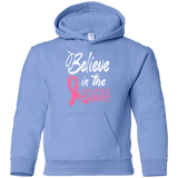 Believe in the cure Breast Cancer Awareness Kids Hoodie