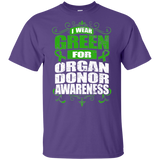I Wear Green for Organ Donor Awareness! KIDS t-shirt