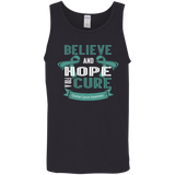 Believe & Hope for a Cure Ovarian Cancer Tank Top