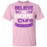 Believe & Hope for a Cure! Alzheimer's Awareness Kids T-Shirt