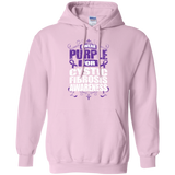 I Wear Purple for Cystic Fibrosis Awareness! Hoodie - The Awareness Store