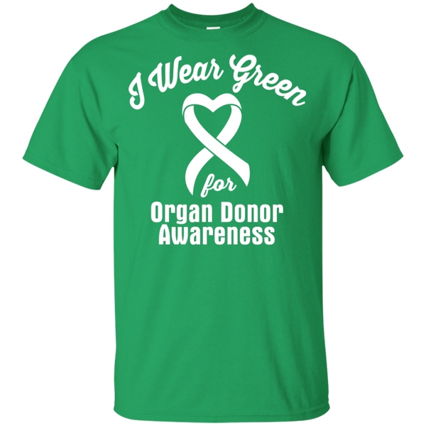 I Wear Green for Organ Donor Awareness... Kids T-Shirt
