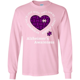 We remember their love! Alzheimer’s Awareness Long Sleeve T-Shirt