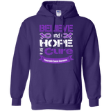 Believe & Hope for A Cure Pancreatic Cancer Awareness Hoodie