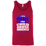 I Wear Blue for Child Abuse Awareness! Tank Top