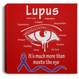 More than meets the eye! Lupus Awareness Canvas