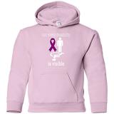 Not every disability is visible! Cystic Fibrosis Awareness KIDS Hoodie