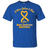 I Wear Yellow & Blue For Down Syndrome Awareness... T-Shirt & Hoodie Collection