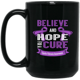 Believe & Hope for a Cure Cystic Fibrosis Awareness Mug