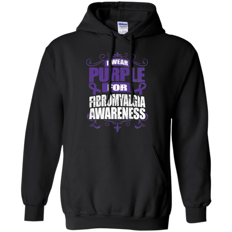 I Wear Purple for Fibromyalgia Awareness! Hoodie - The Awareness Store