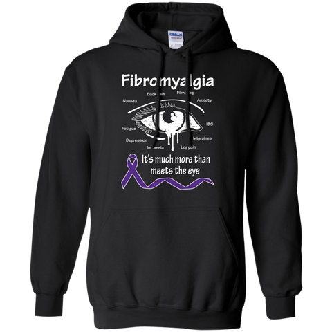 More than meets the Eye! Fibromyalgia Awareness Hoodie - The Awareness Store