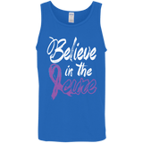 Believe in the cure Pancreatic Cancer Awareness Unisex Tank Top