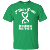 I Wear Green For Lymphoma Awareness.... T-Shirt & Hoodie Collection