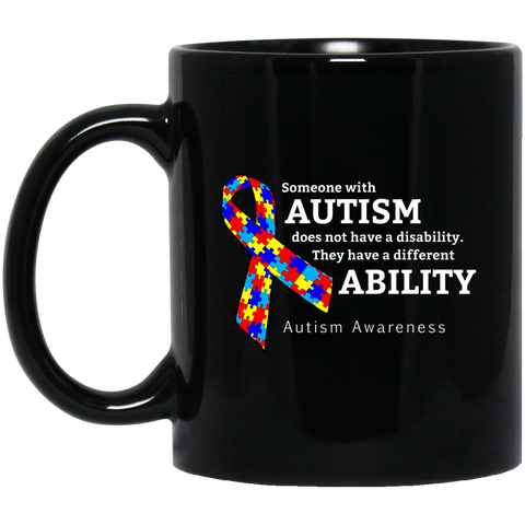 Different ability! Autism Awareness Mug - The Awareness Store