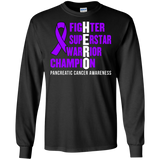 HERO! Pancreatic Cancer Awareness Long Sleeve T-Shirt