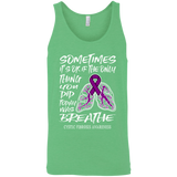Breathe! Cystic Fibrosis Awareness Tank Top